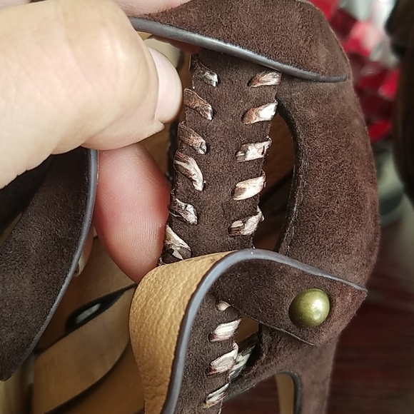 Kotur Sold out snake suede heels sz 7 - Picture 8 of 8